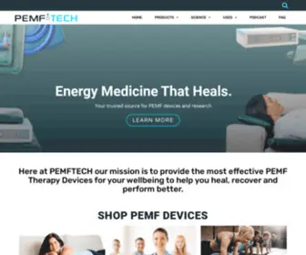 Pemf-Tech.com(Energy Medicine That Heals. PEMF) Screenshot