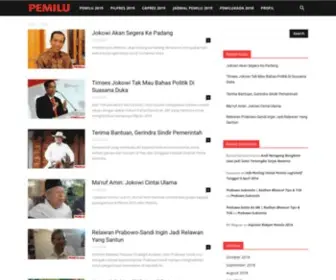 Pemilu.com(PEMILU INDONESIA) Screenshot
