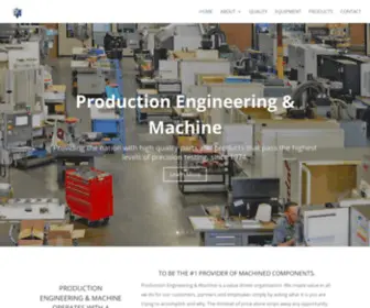 Pemmachining.com(Production Engineering & Machine) Screenshot