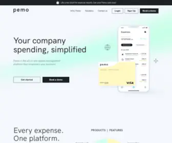 Pemo.io(Your company spending) Screenshot