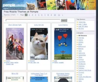 Pemple.com(Free Mobile Themes) Screenshot