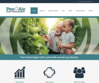 Penairinvestments.org(Pen Air Asset Management) Screenshot