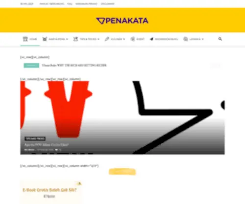 Penakata.com(Place of collaboration for good thinkers) Screenshot