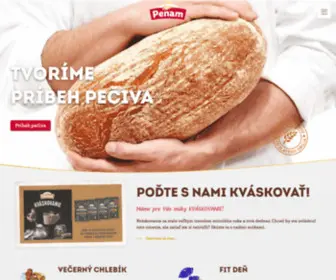 Penam.sk(Úvod) Screenshot