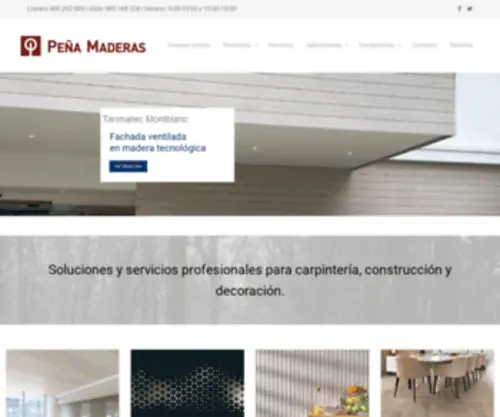 Penamaderas.com(Peña Maderas) Screenshot