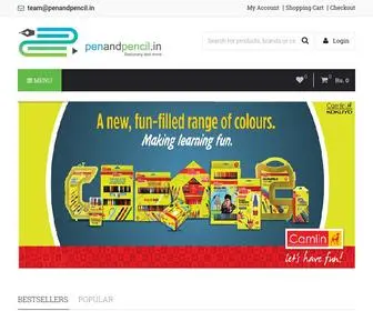 Penandpencil.in(India's Largest Online Stationery Store) Screenshot