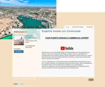 Penascorealestate.com(Puerto Penasco Sonora homes for sale) Screenshot