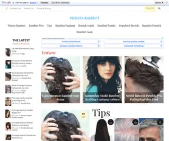Penatarambut.com(Penata rambut) Screenshot