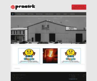 Penatek.com(Penatek Foundry & Machining Inc) Screenshot