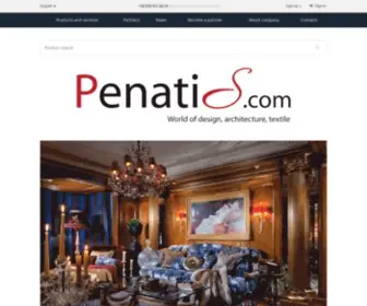 Penatis.com(Design, architecture, textile) Screenshot