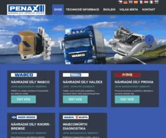 Penax.cz(Systémy pro užitková vozidla) Screenshot