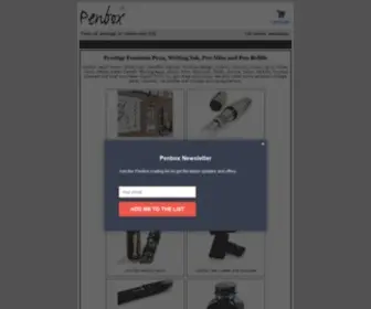 Penbox.co.uk(Fountain Pens) Screenshot