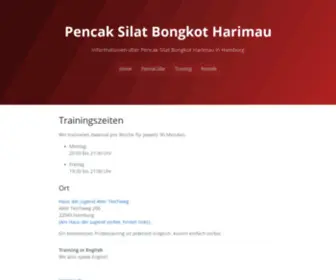 Pencak-Silat-Germany.de(Pencak Silat Bongkot Harimau) Screenshot