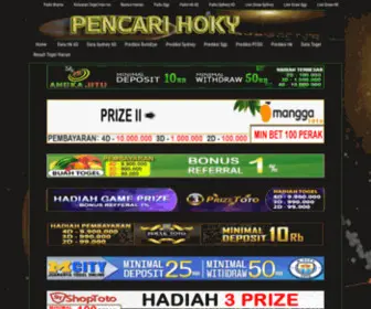 Pencarihoky.net Screenshot