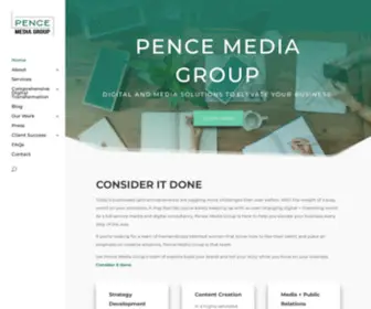 Pencemediagroup.com(Pence Media Group) Screenshot