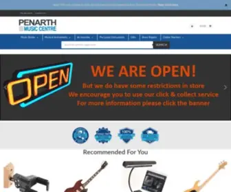 Pencerdd.com(Penarth Music Centre) Screenshot