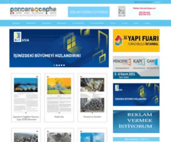 Pencerecephedergisi.com(Pencere Cephe Dergisi) Screenshot