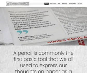 Penciltutor.com(Home) Screenshot