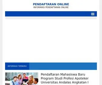 Pendaftaran-Online.com(Pendaftaran Online) Screenshot