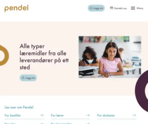 Pendel.no(En del av BS Undervisning) Screenshot