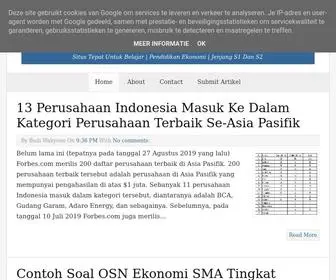 Pendidikanekonomi.com(Pendidikan Ekonomi) Screenshot