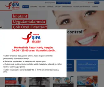 Pendiksifadis.com(Pendik Şifa) Screenshot