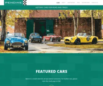 Pendine.com(Historic Cars for Road & Track) Screenshot