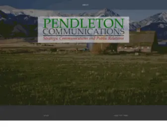 Pendletoncommunications.com(Strategic Communications & Public Relations) Screenshot