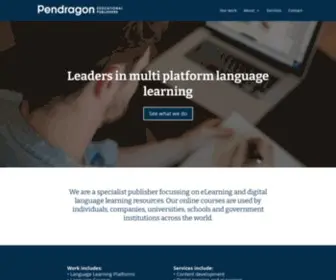 Pendragoned.co.uk(Pendragon Educational Publishers) Screenshot