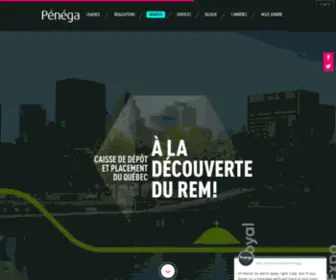 Penega.com(Nous concevons des images marque fortes. nous produisons des vidéos (d)) Screenshot