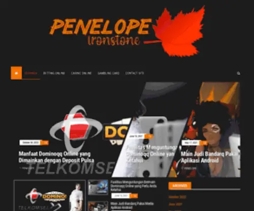 Penelopeironstone.com(Penelope Ironstone) Screenshot