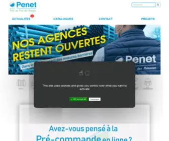 Penet-Plastiques.fr(Accueil) Screenshot