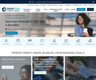 Penfed.org(Reward Credit Cards) Screenshot