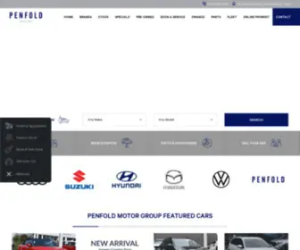 Penfold.com.au(Penfold Motor Group) Screenshot