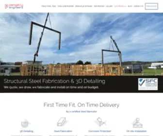 Pengellyengineers.co.nz(Structural Steel Fabricators) Screenshot