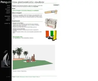 Penguin3D.com(Non photorealistic rendering for Rhino) Screenshot