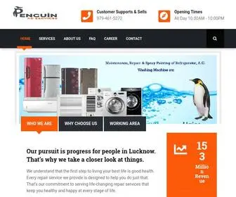 Penguinacservices.com(Our pursuit) Screenshot