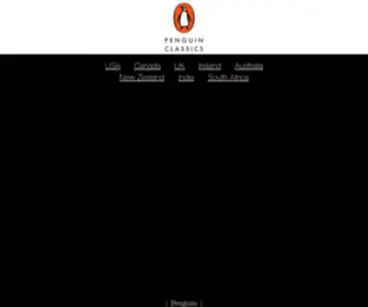 Penguinclassics.com(Penguin Classics) Screenshot