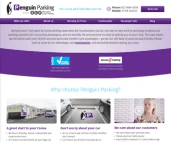 Penguincruiseparking.net(Penguin Parking Southampton) Screenshot