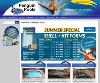 Penguinpools.co.za(Penguin Pools) Screenshot