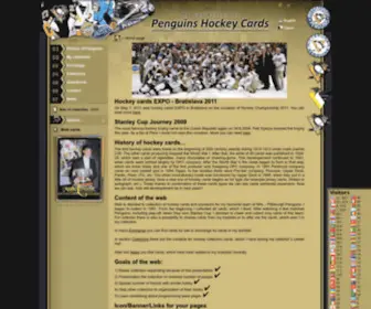 Penguins-Hockey-Cards.com(Title) Screenshot