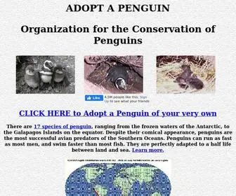 Penguins.cl(The only genuine penguin adoption from the Organization for the Conservation of Penguins) Screenshot
