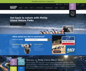 Penguins.org.au(Phillip Island Nature Parks) Screenshot