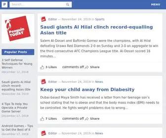 Penguintoday.com(PenguinToday Word news and Article) Screenshot