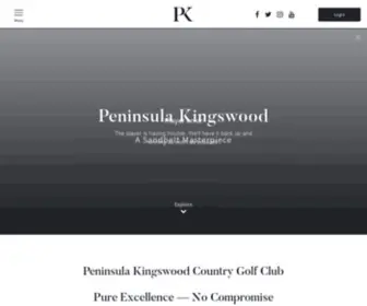Peninsulakingswood.com.au(Peninsula Kingswood Country Golf Club) Screenshot