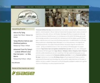 Peninsulaoutfitters.com(Peninsula Outfitters fly shop can be summed up in two words) Screenshot