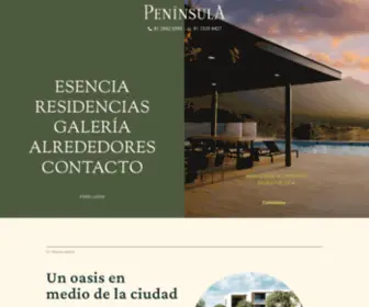 Peninsulaparkliving.com(Península Park Living) Screenshot