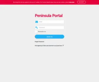 Peninsulaportal.online(The Peninsula Portal) Screenshot