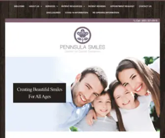 Peninsulasmiles.com(Menlo Park) Screenshot