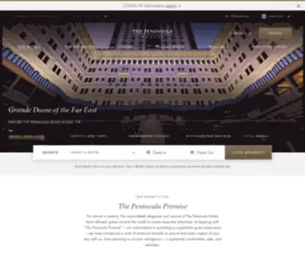 Peninsulaspa.com(Luxury 5) Screenshot